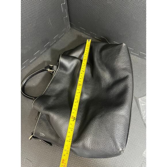 Dooney & Bourke Handbag Large Pebbled BARLOW Black Leather Purse Travel - Picture 11 of 15